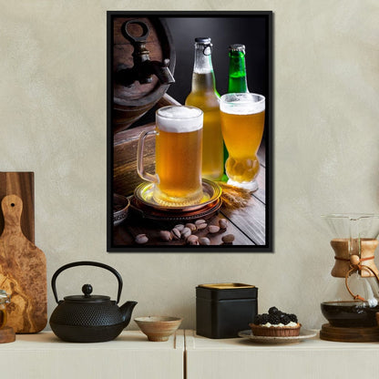 Light Beers Canvas Wall Art