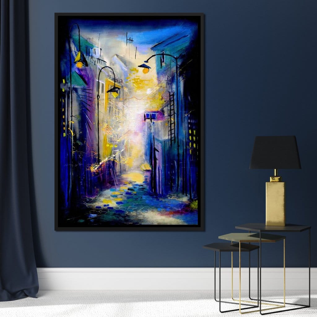 Dark Alley Canvas Wall Art