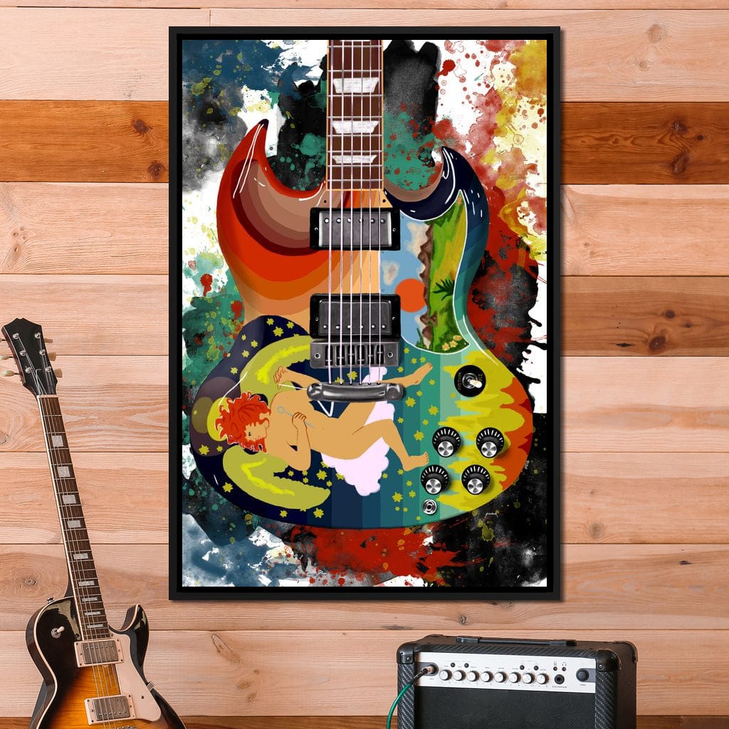 Eric Clapton's Solid Guitar Canvas Wall Art