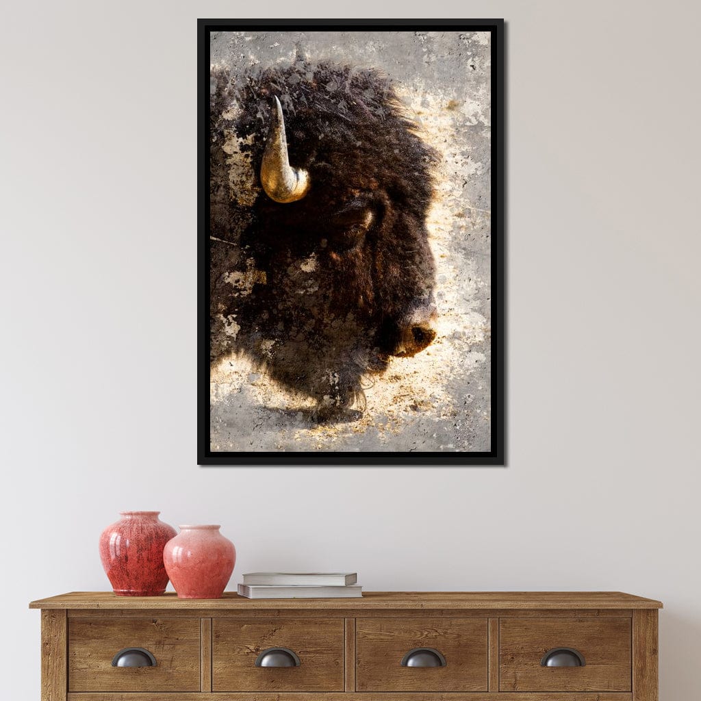American Bison Canvas Wall Art