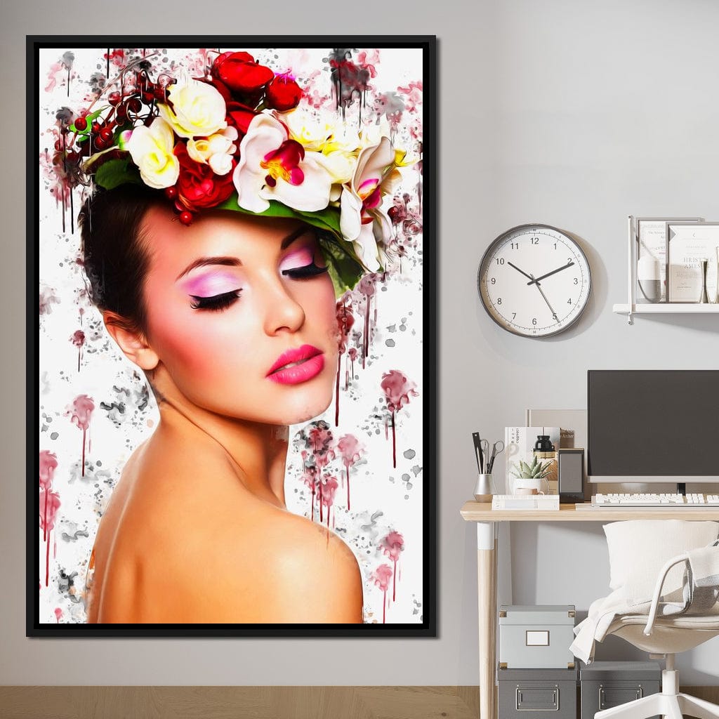Flower Devine MixArt Canvas Wall Art