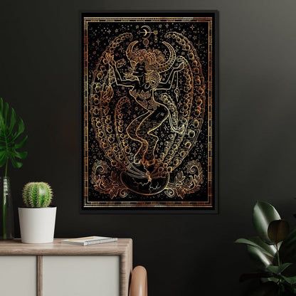 Zodiac sign Taurus Canvas Wall Art