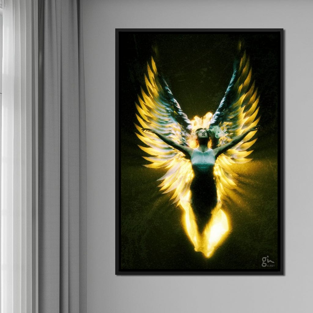 Angel Wings in Awe - G'n Art Canvas Wall Art
