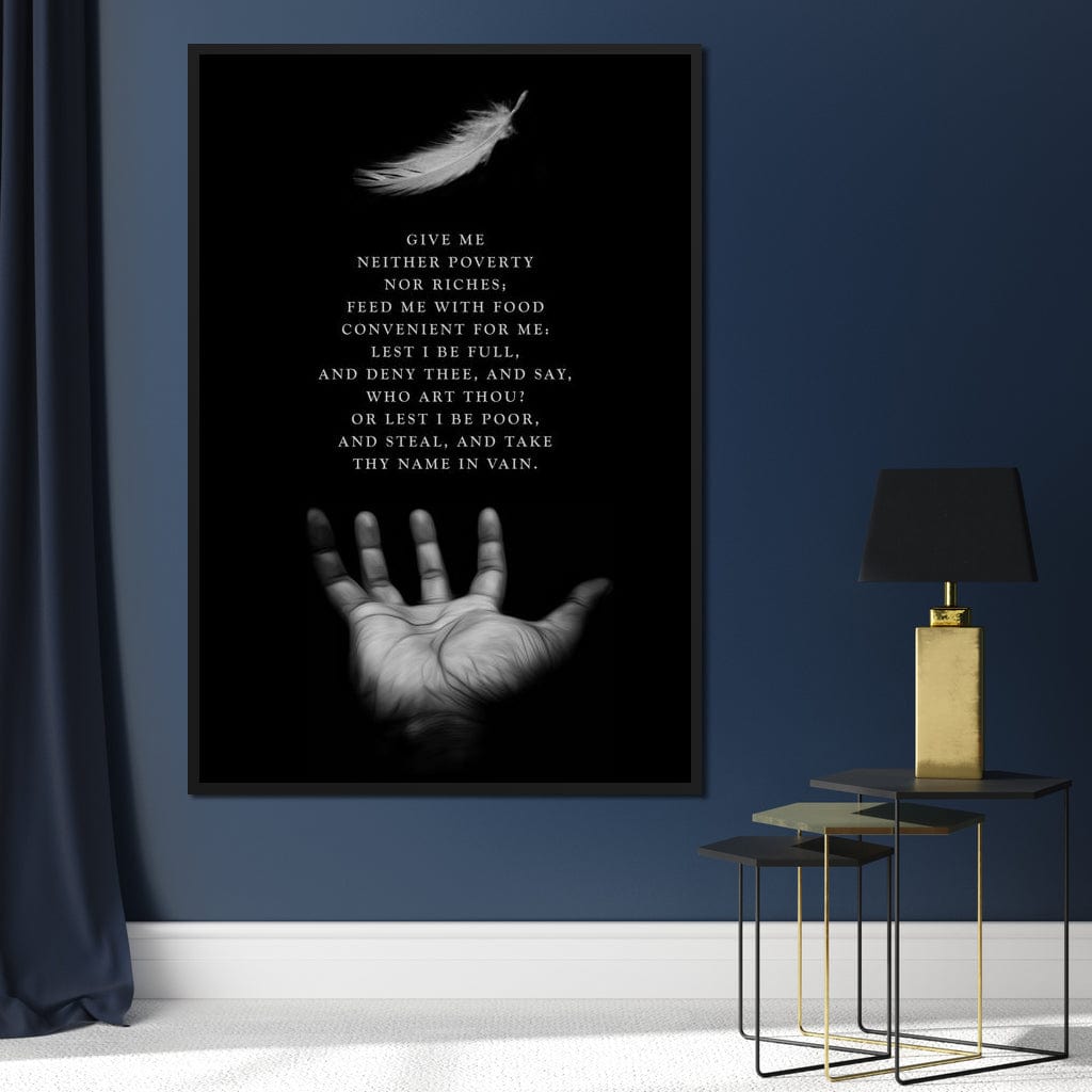 Just Give Me Peace Canvas Wall Art