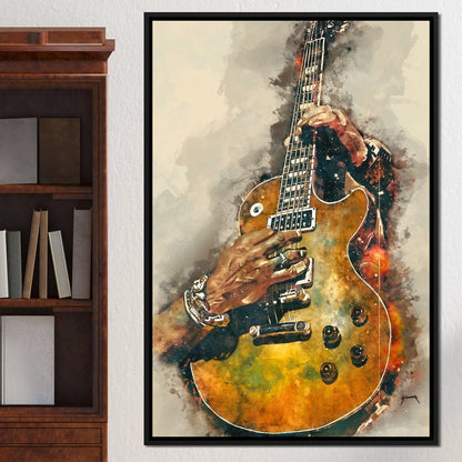 Slash's Electric Guitar Canvas Wall Art