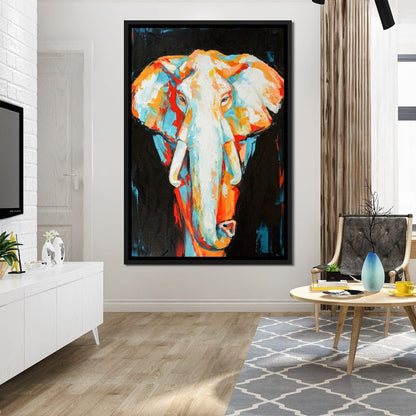 Elephant v2 Canvas Wall Art
