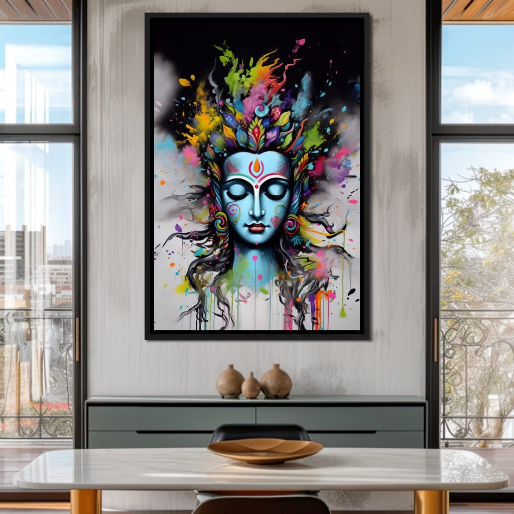Heavenly Shiva Canvas Wall Art