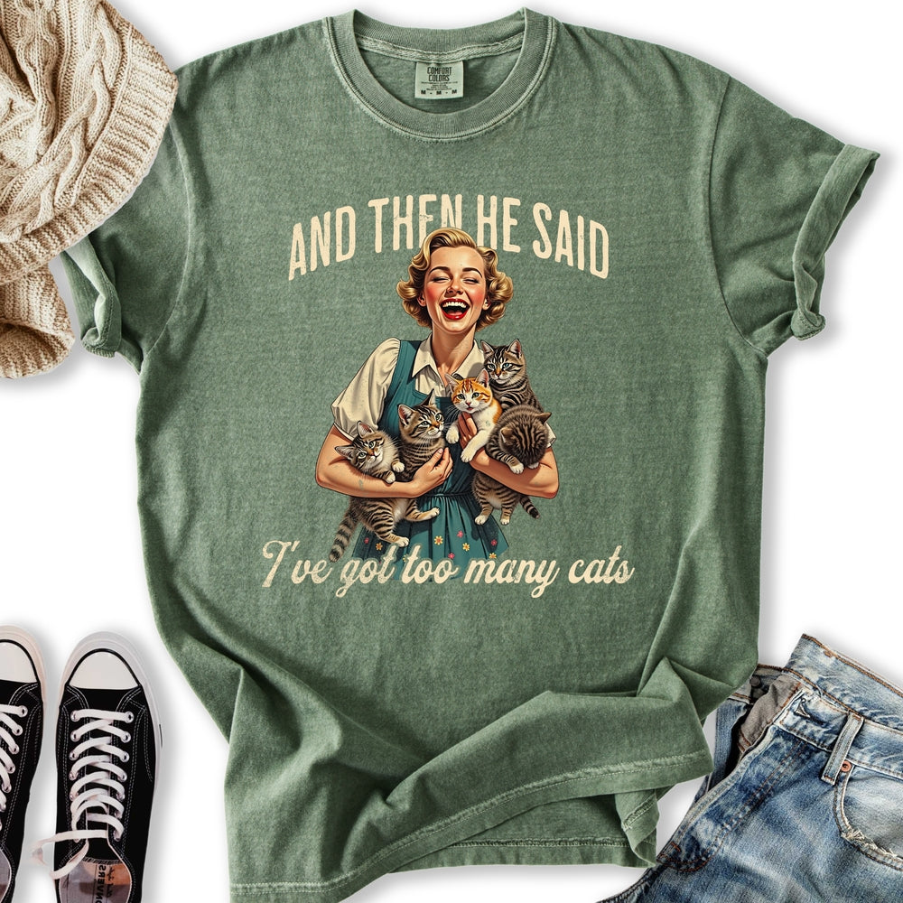 Too Many Cats Relaxed Tee