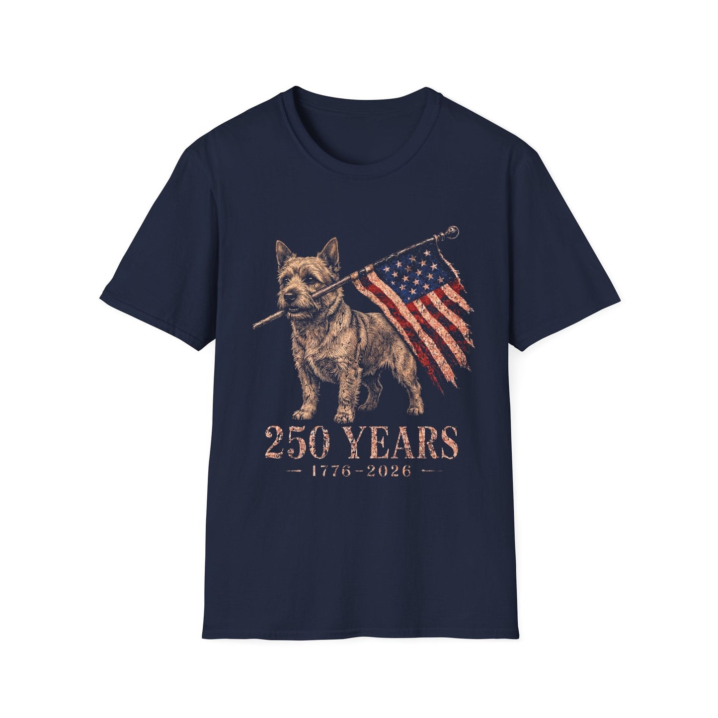 Norwich Terrier USA 250 Years Tee