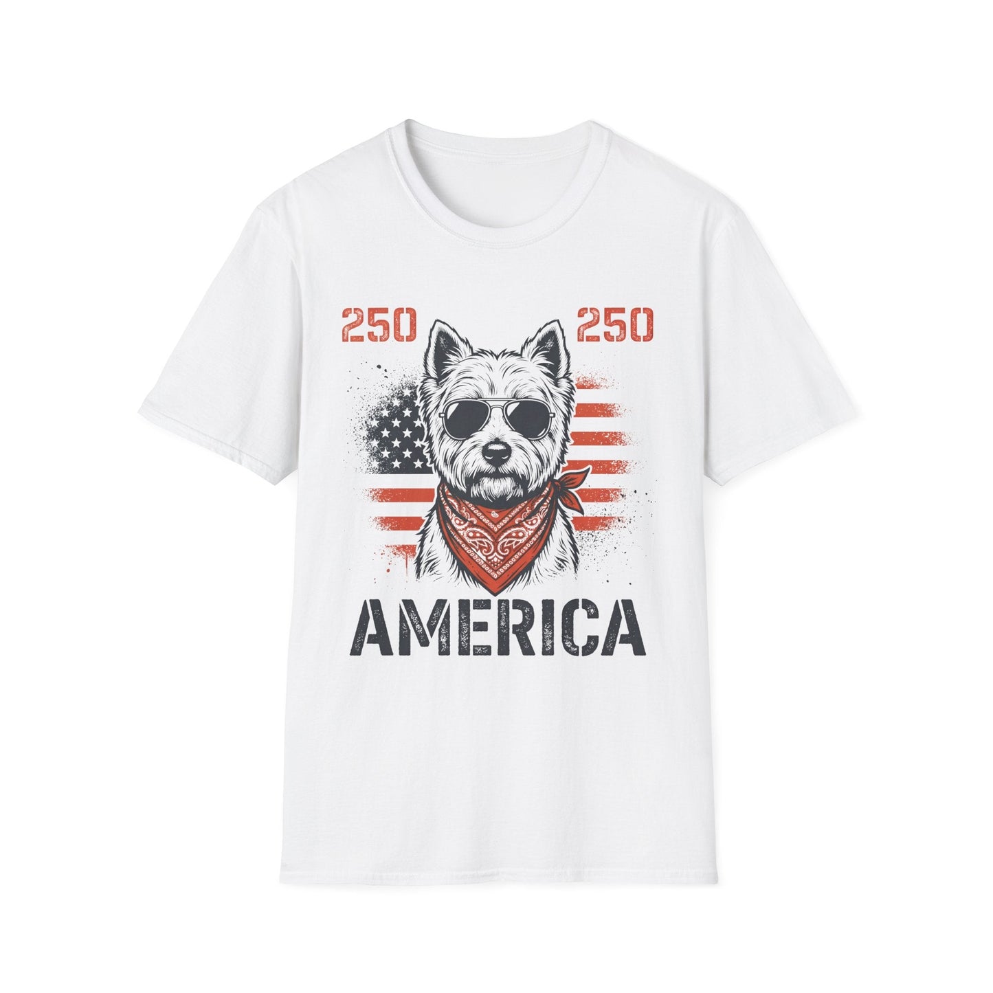 West Highland Terrier America 250 Tee