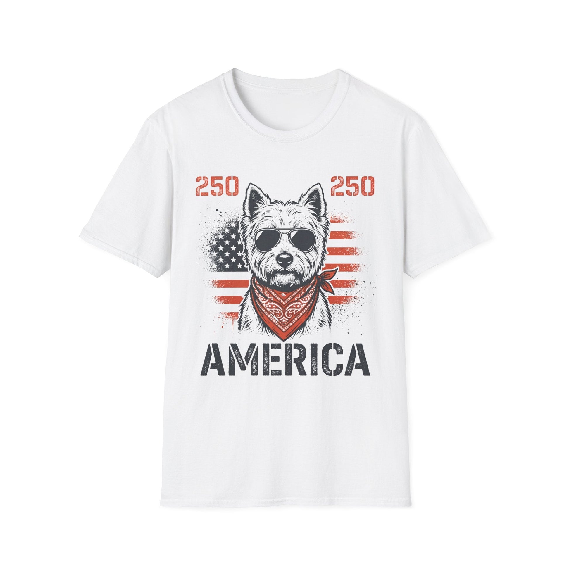 West Highland Terrier America 250 Tee