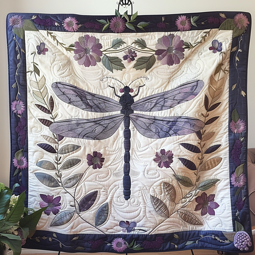 Waterside Whirl Quilted Blanket - Throw (55" x 60")