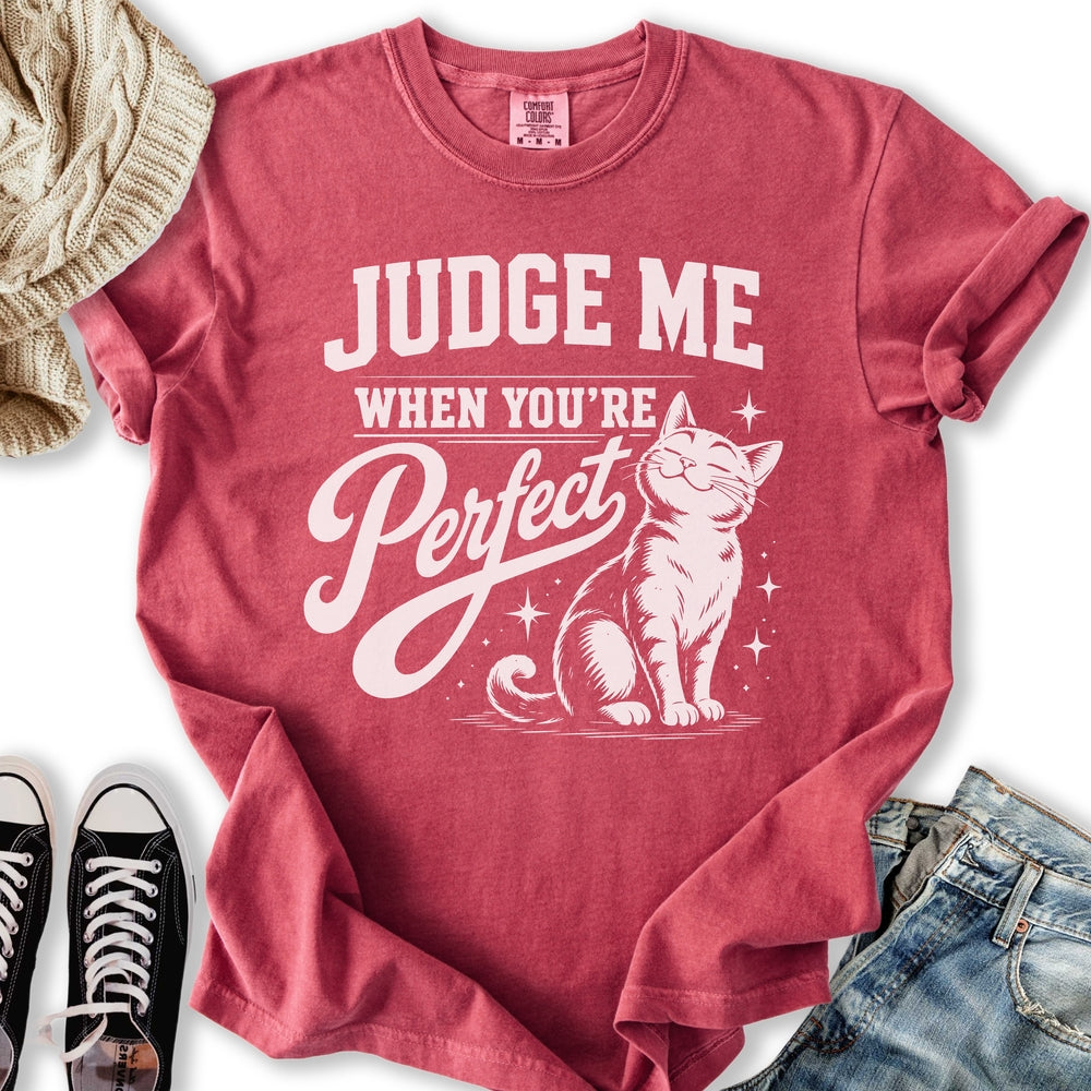 Judge Me Cat Relaxed Tee