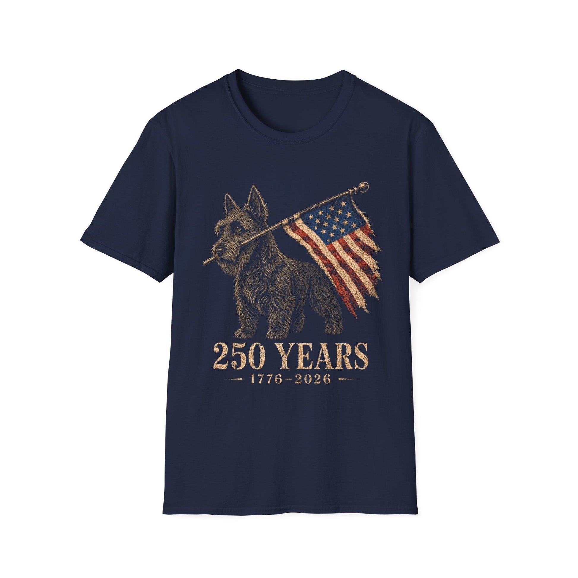 Scottish Terrier USA 250 Years Tee