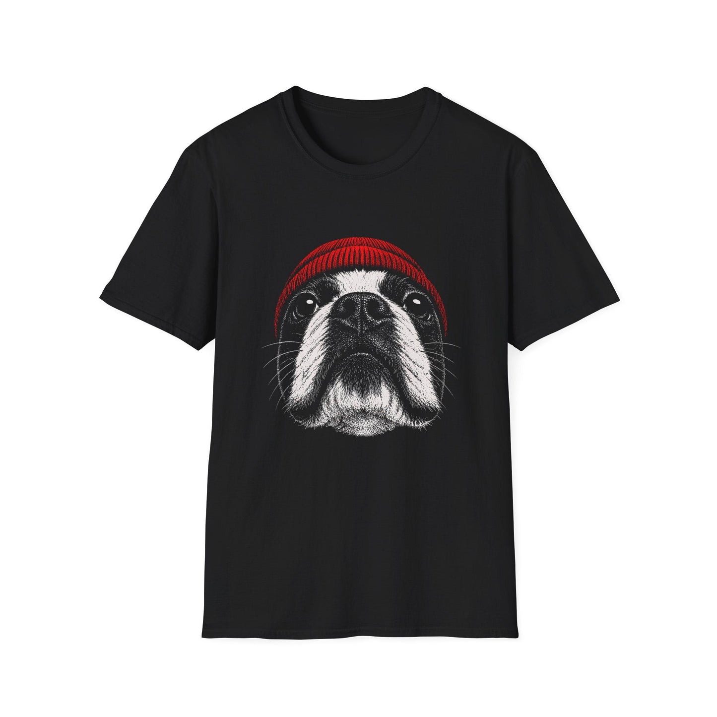 Red Hat Boston Terrier Tee