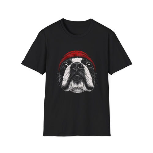 Red Hat Boston Terrier Tee