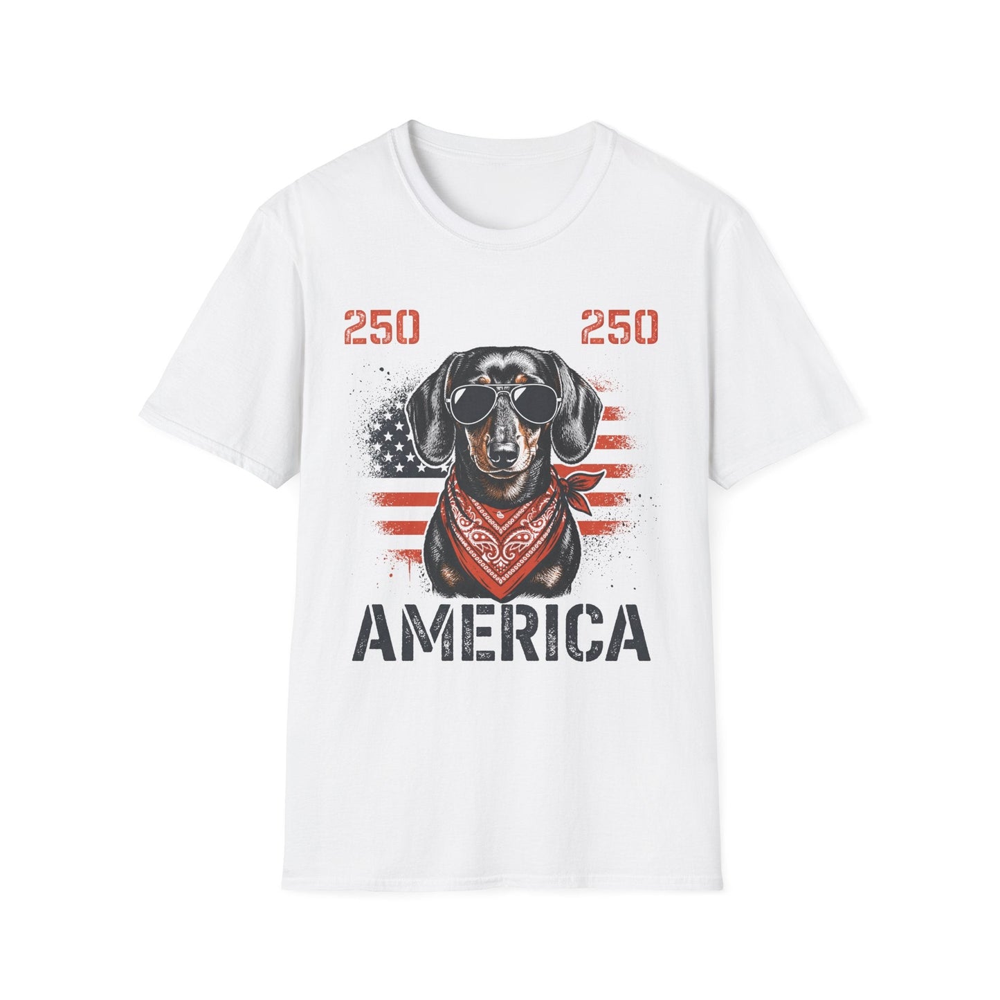 Dachshund Americas 250 Tee