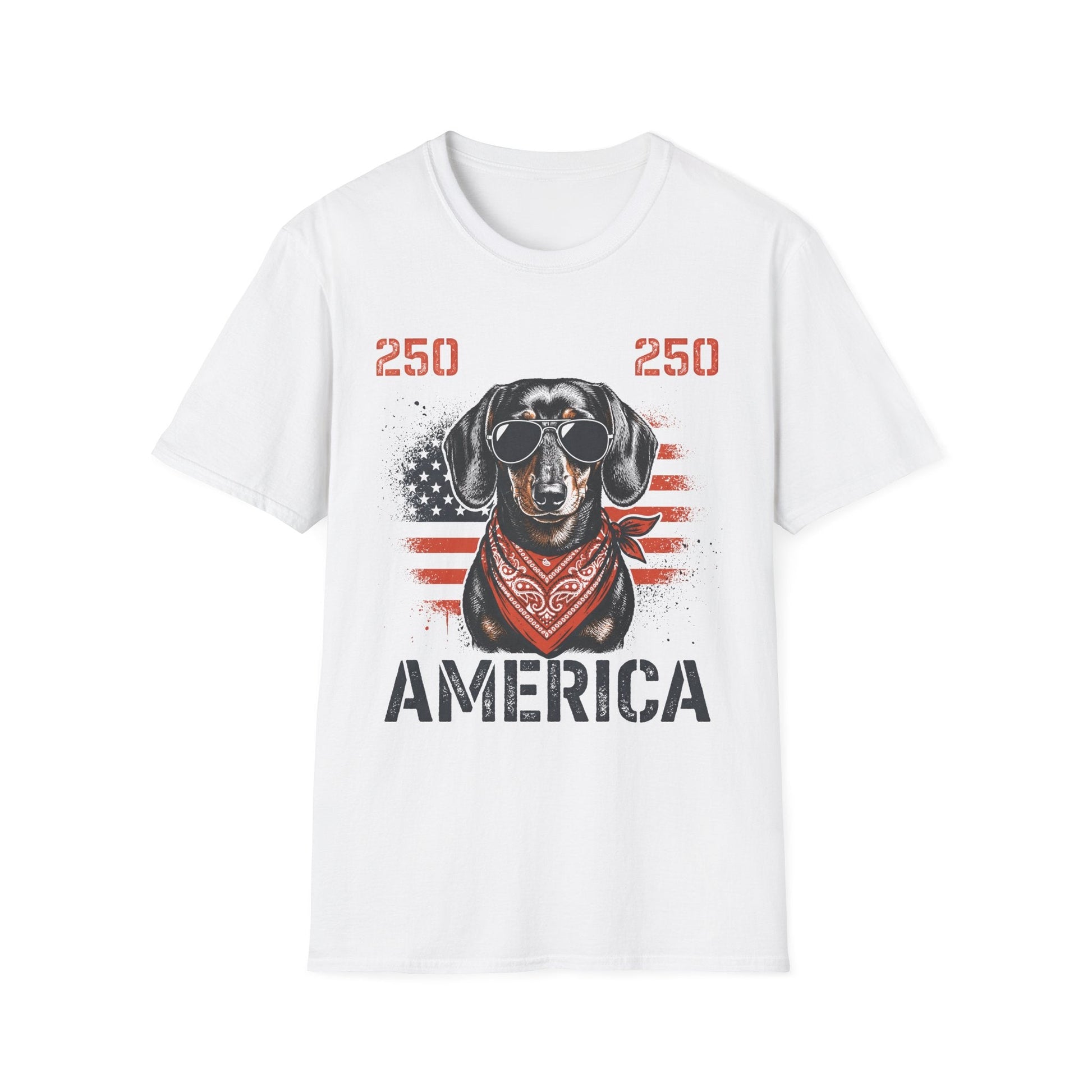 Dachshund Americas 250 Tee