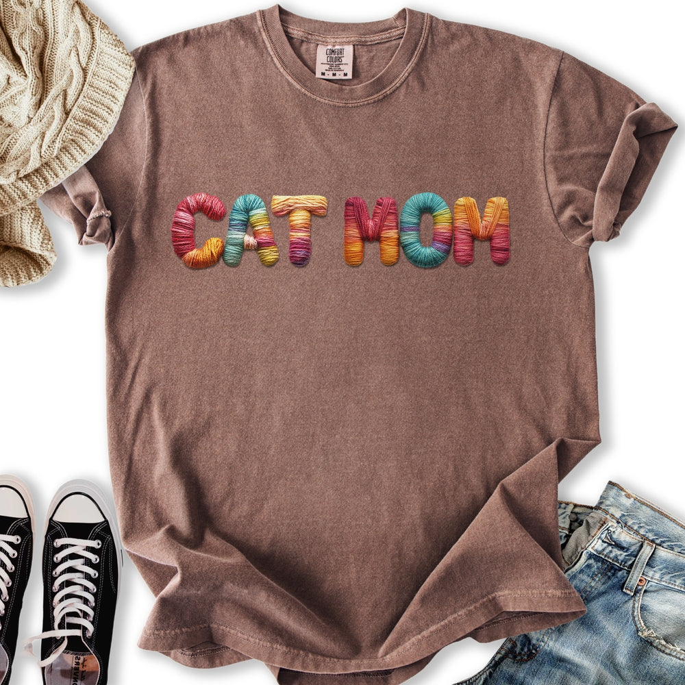Yarn Cat Mom Relaxed Tee