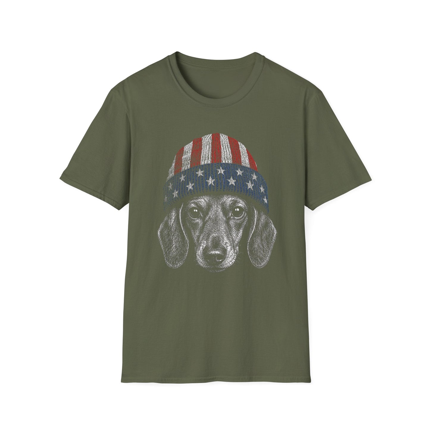 Dachshund USA Beanie Tee