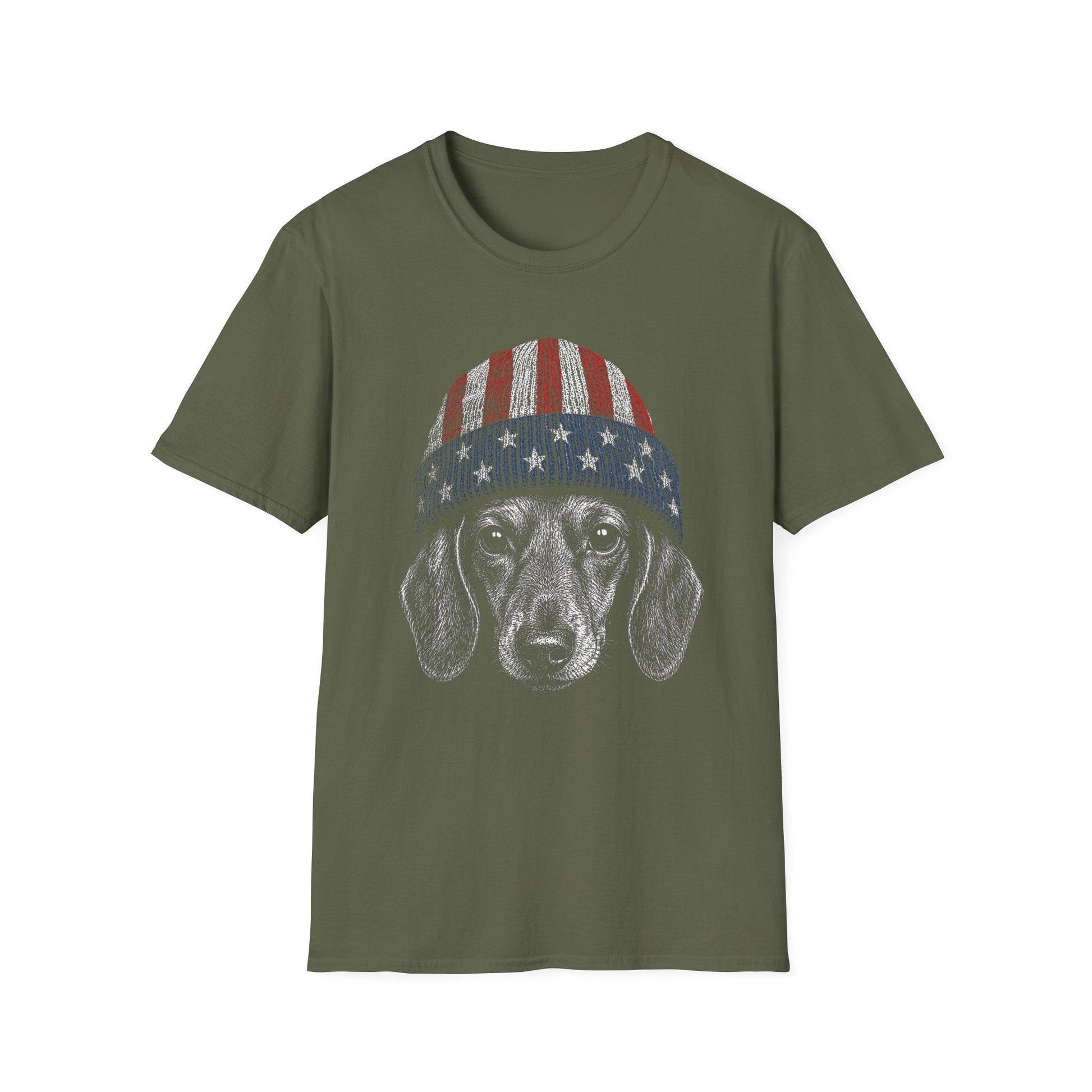 Dachshund USA Beanie Tee