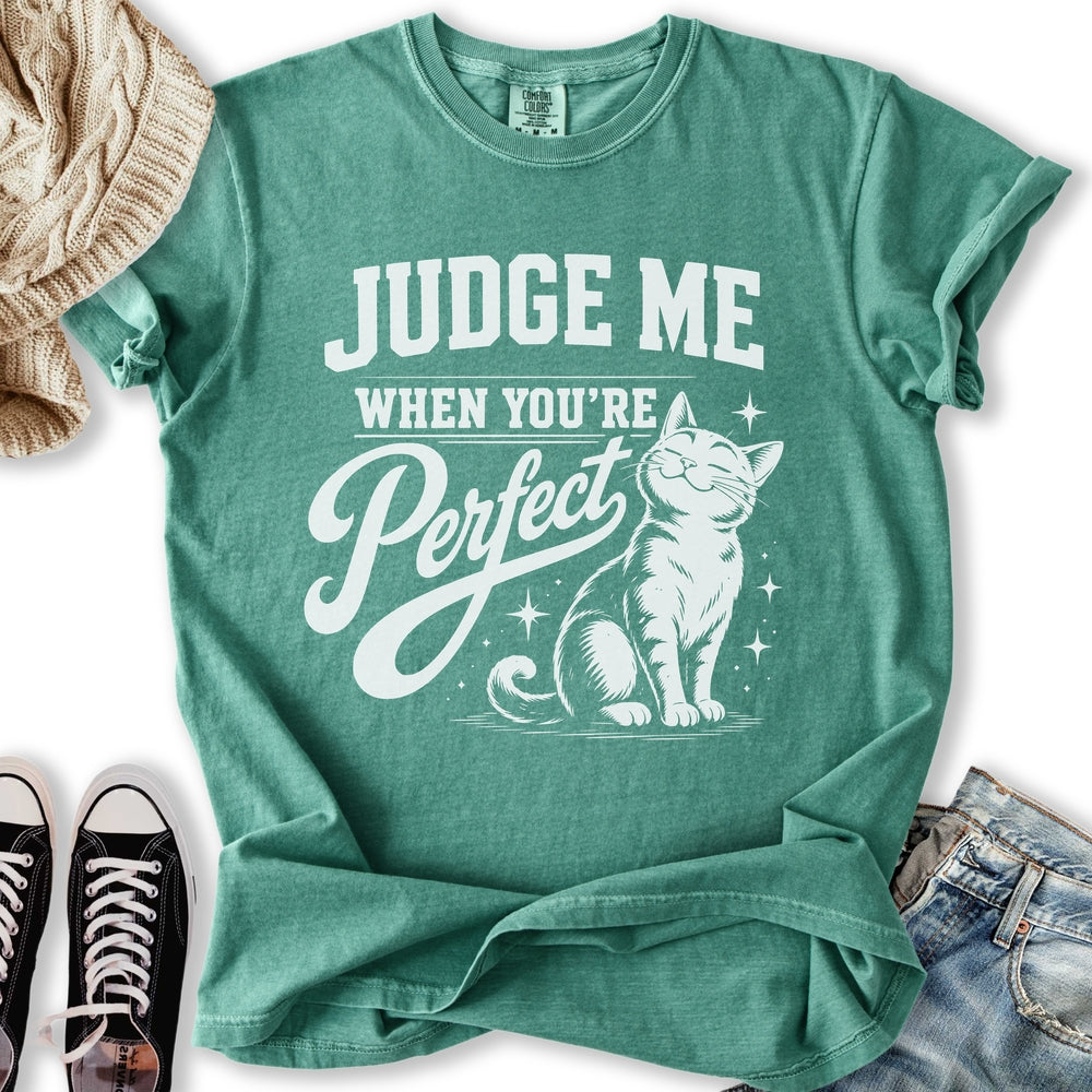 Judge Me Cat Relaxed Tee