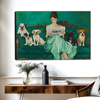 W392 Natural Wood Grain Canvas Decorative Painting – Abstract Art | Ideal for Living Rooms and Offices