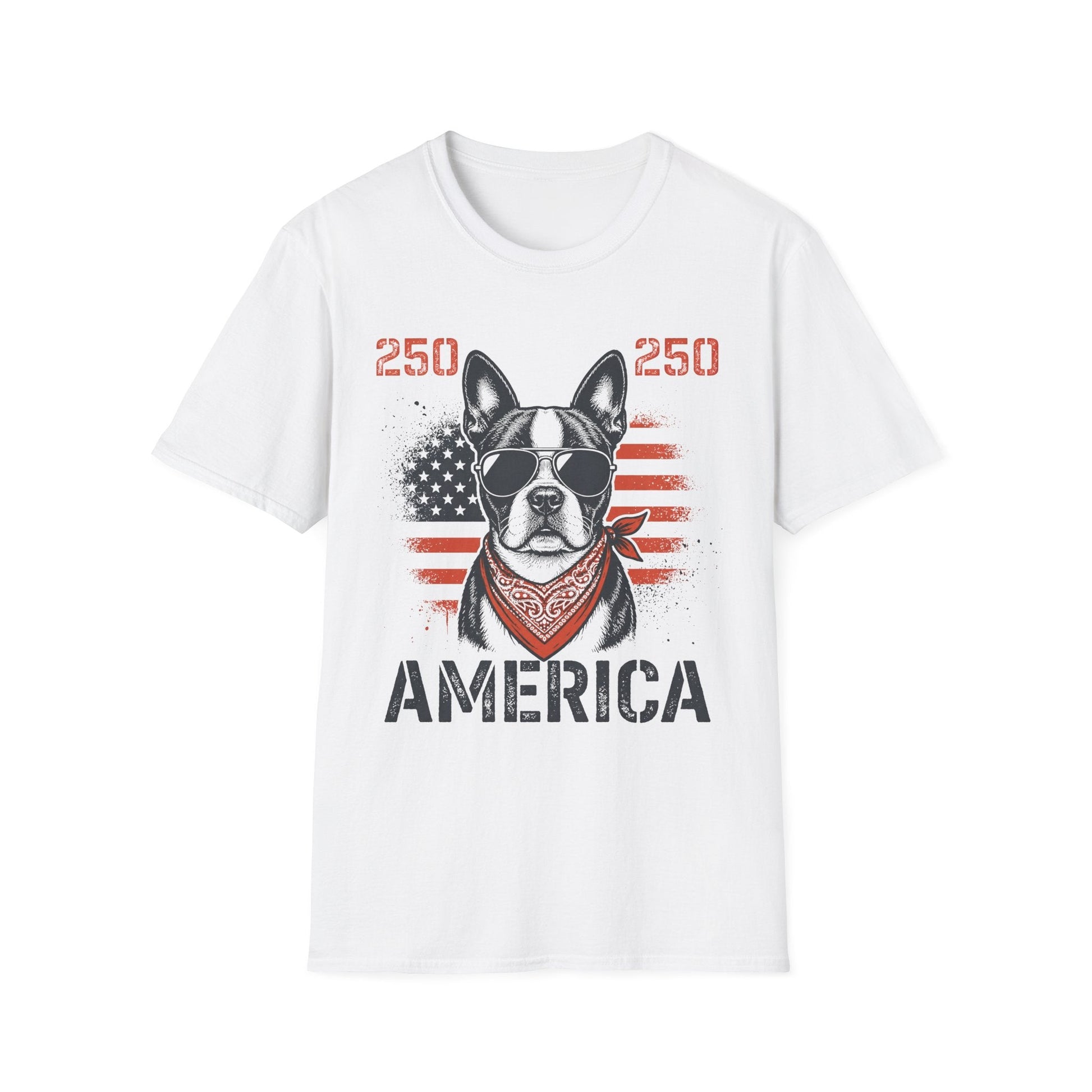 Boston Terrier America 250 Tee