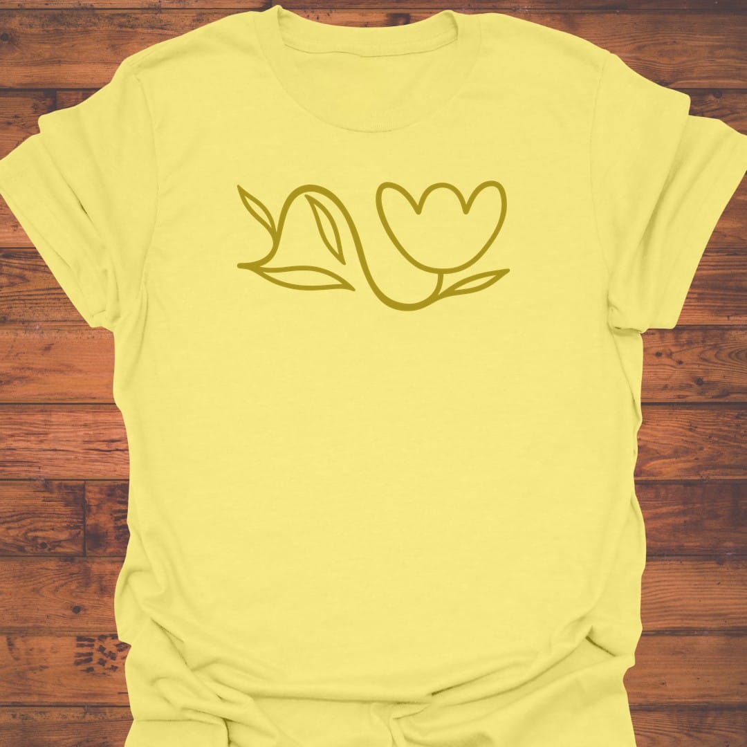 Line Flower T-Shirt