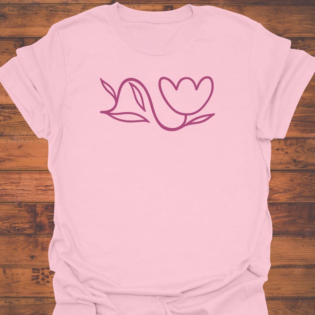Line Flower T-Shirt