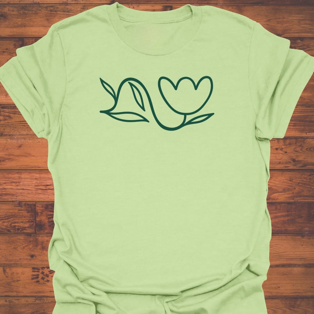 Line Flower T-Shirt