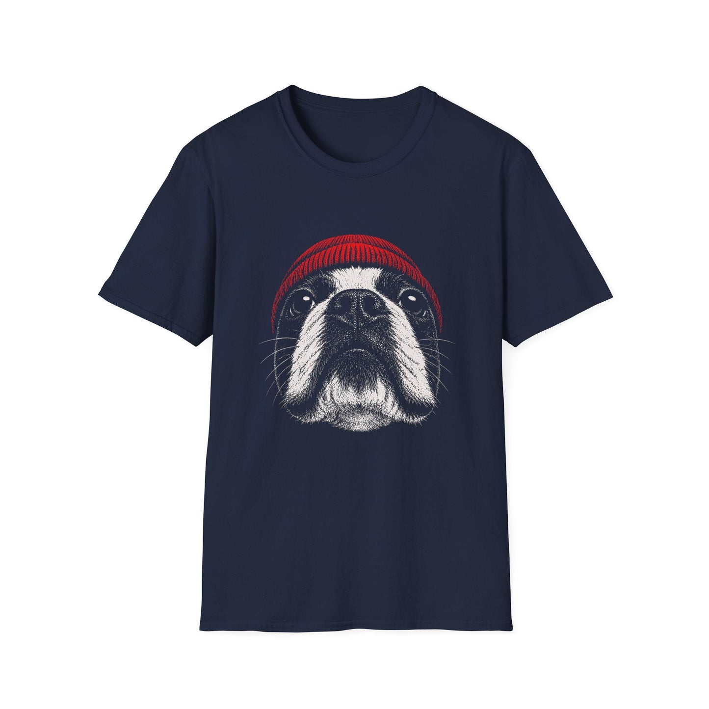 Red Hat Boston Terrier Tee