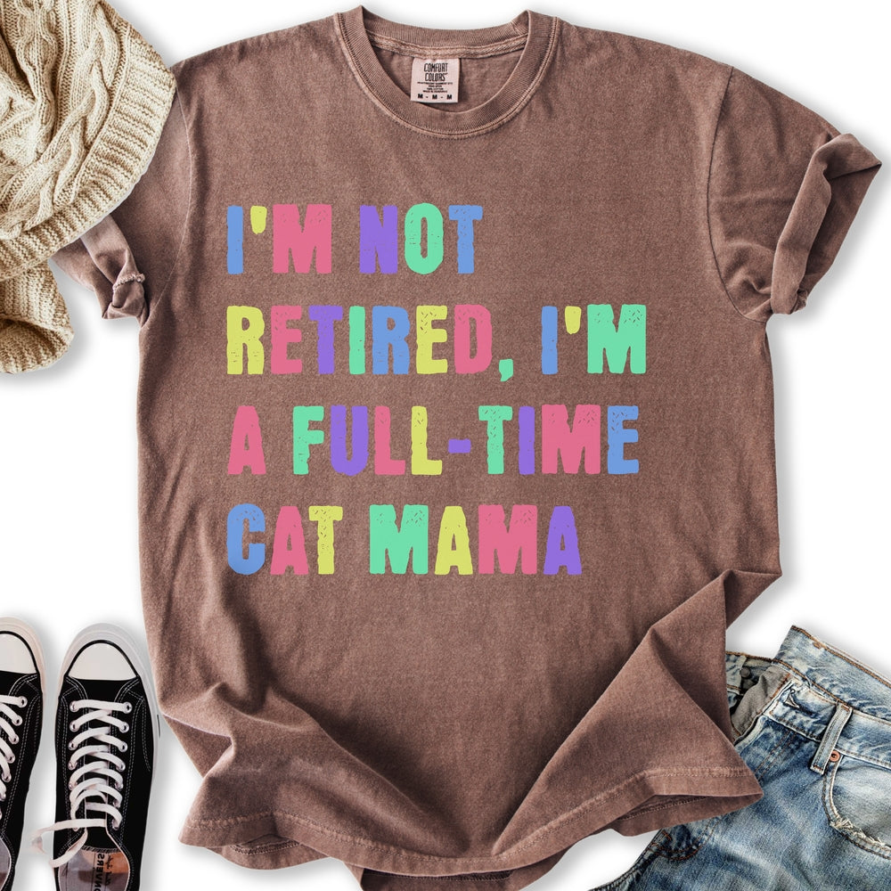 Full Time Cat Mama Relaxed Tee