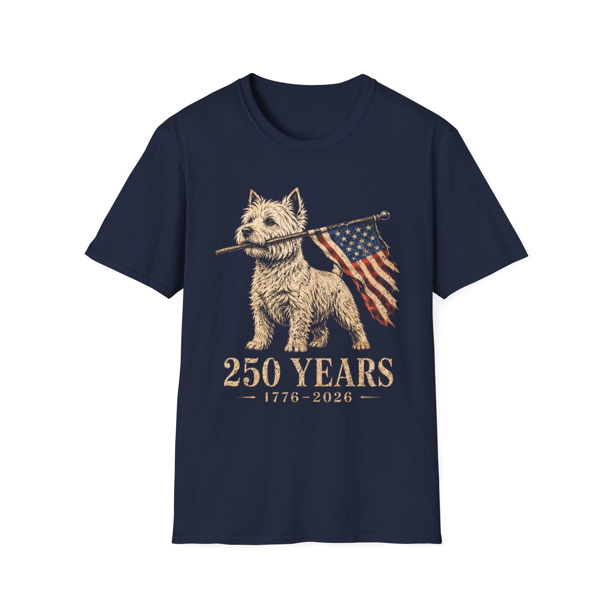 West Highland Terrier USA 250 Years Tee