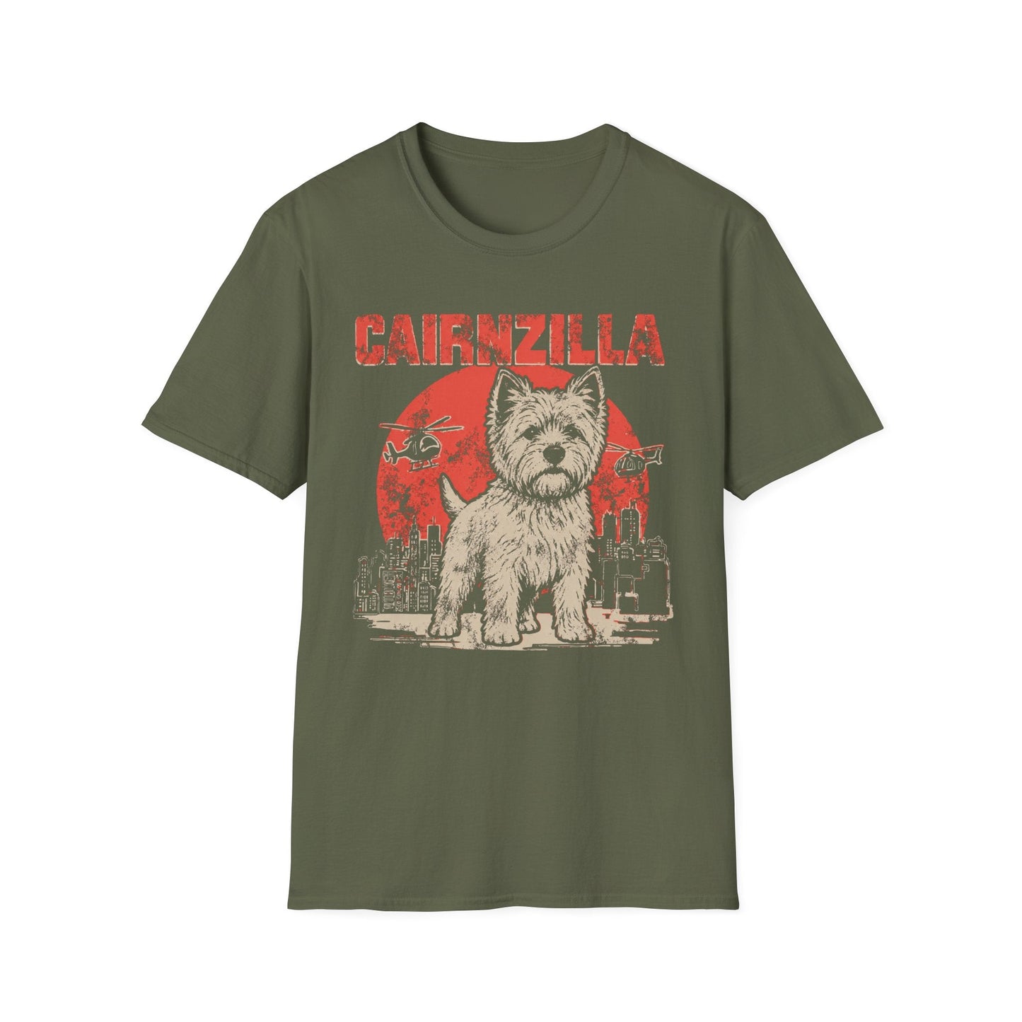 Cairn Terrier Cairnzilla Tee