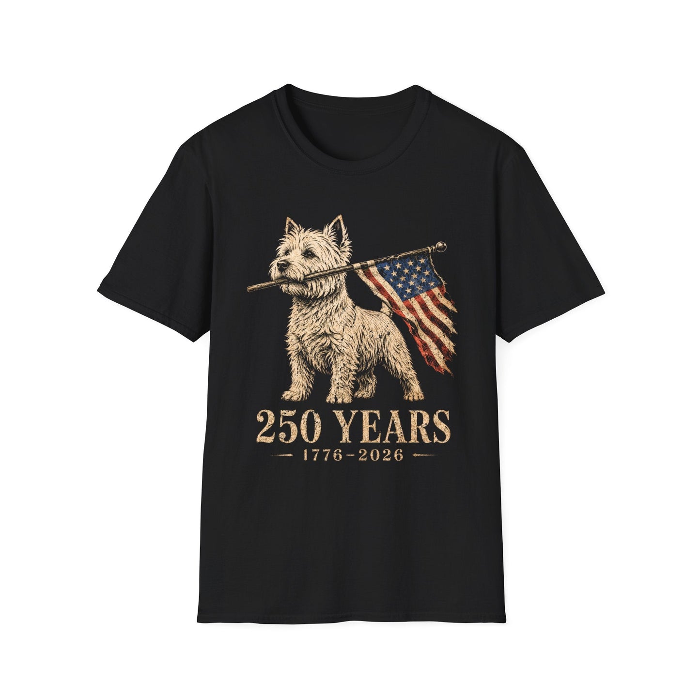 West Highland Terrier USA 250 Years Tee