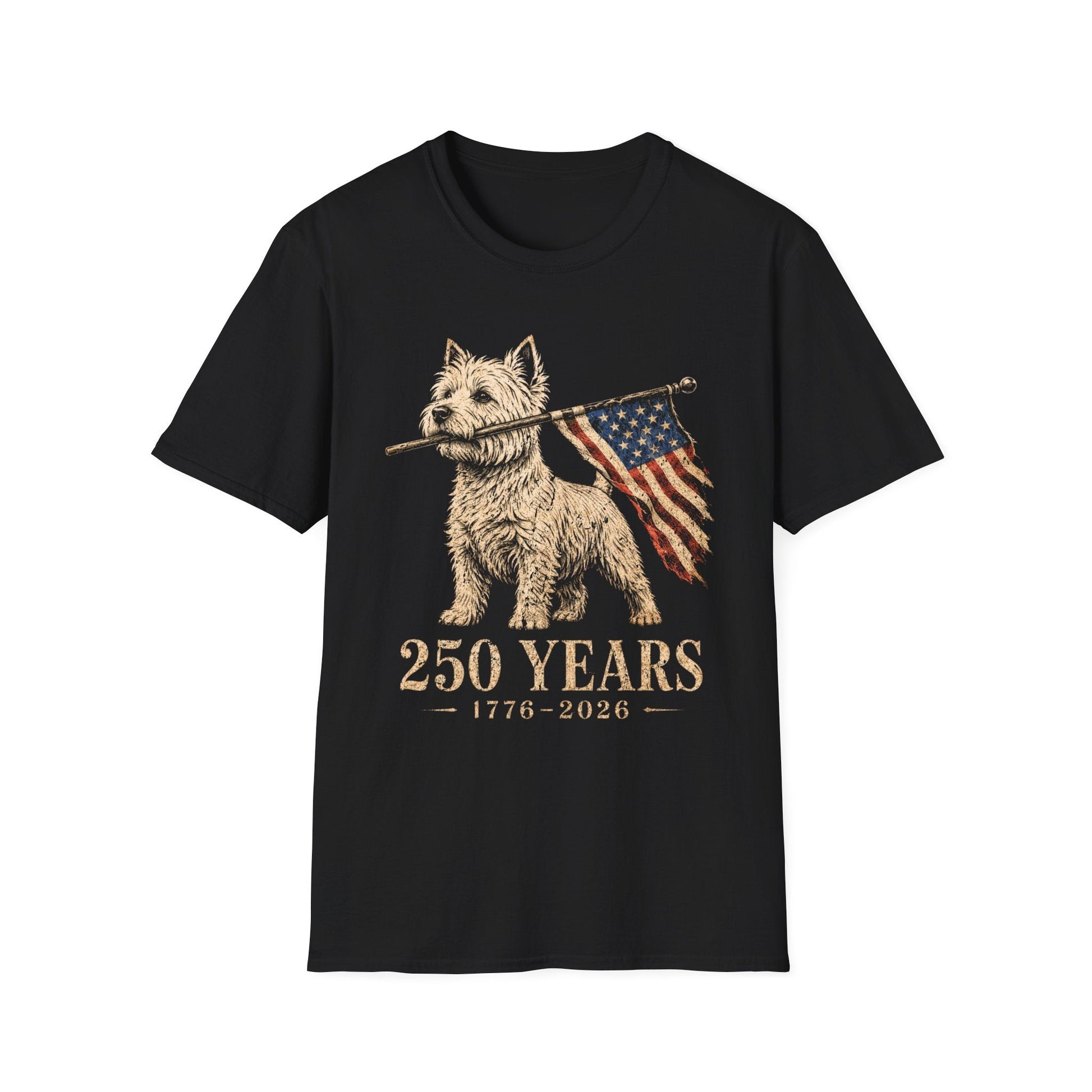 West Highland Terrier USA 250 Years Tee