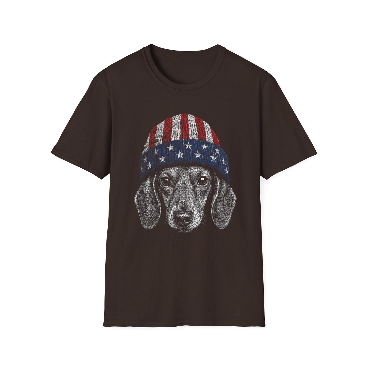 Dachshund USA Beanie Tee