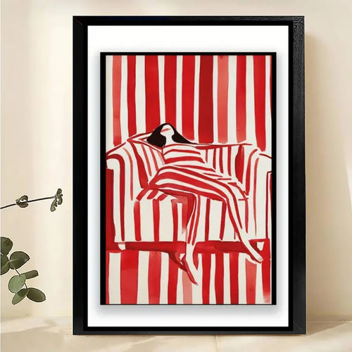 W081 Natural Wood Canvas – Abstract Art | Perfect for Living Room & Office