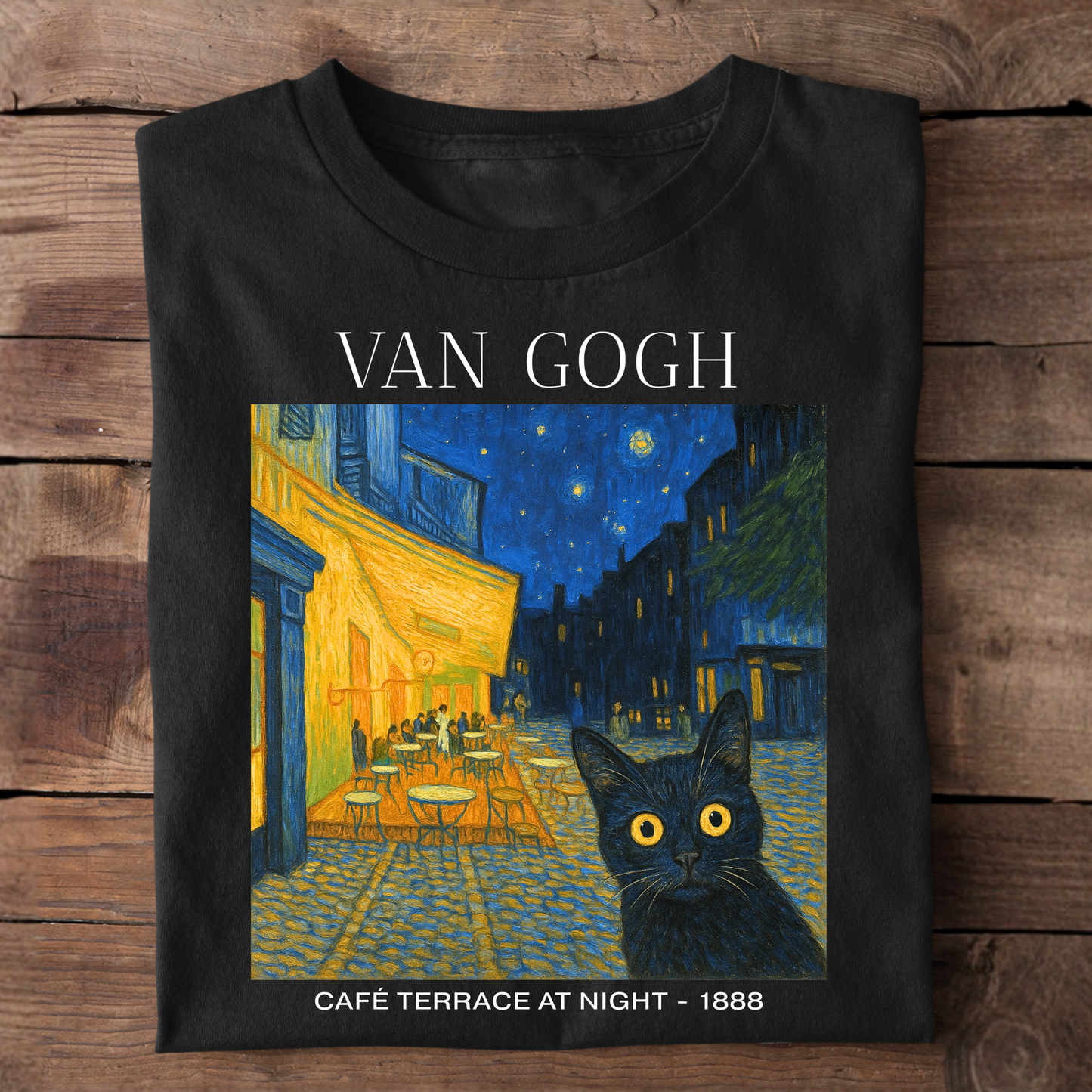 Café Terrace at Night T-Shirt
