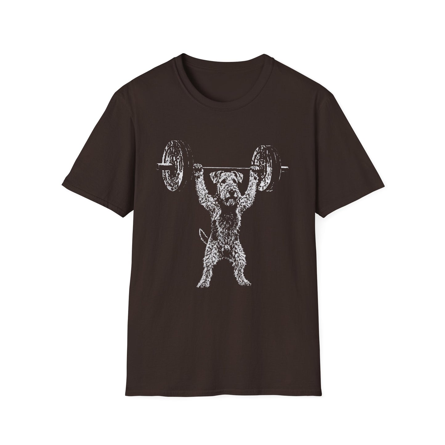 Airedale Terrier Powerlifting Tee
