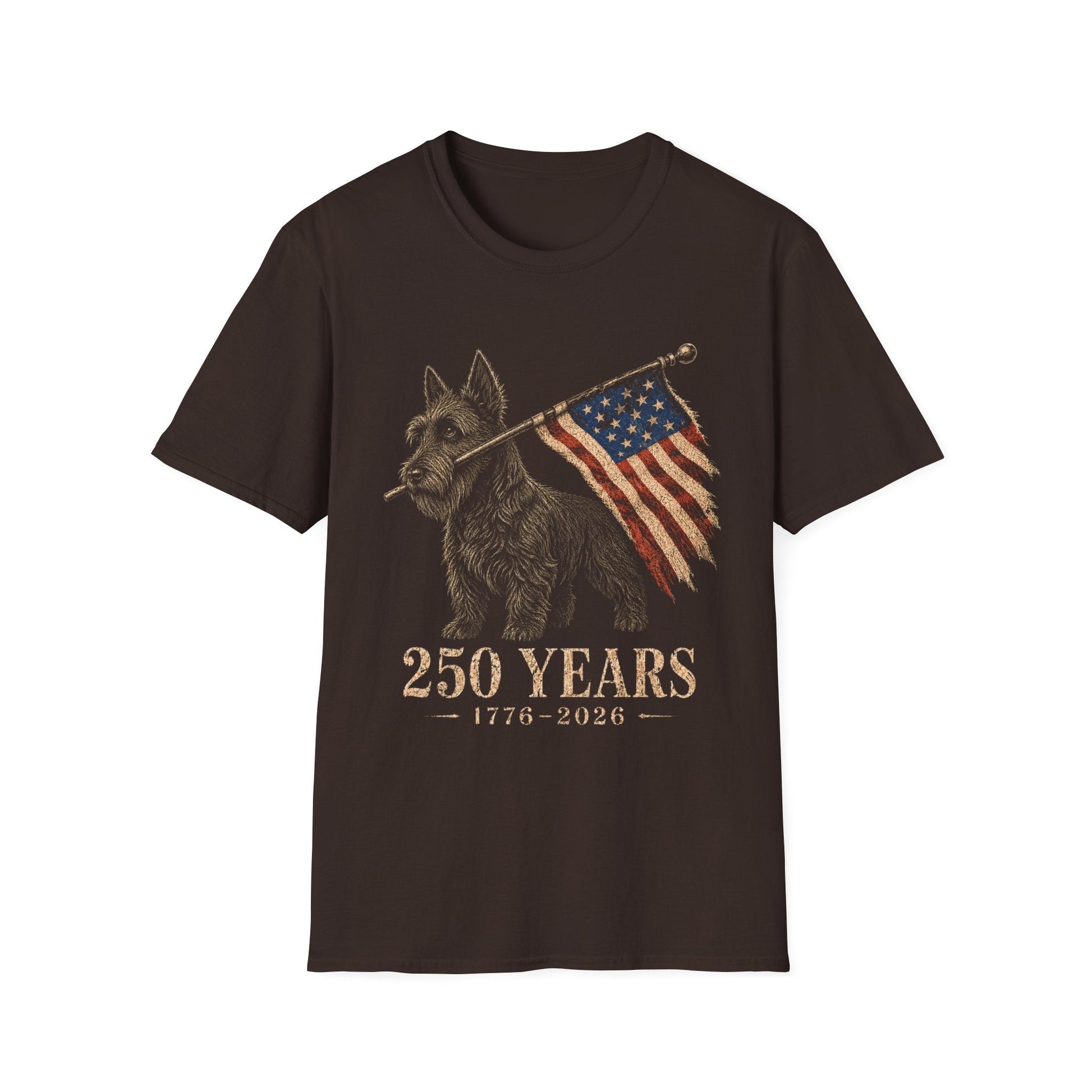 Scottish Terrier USA 250 Years Tee
