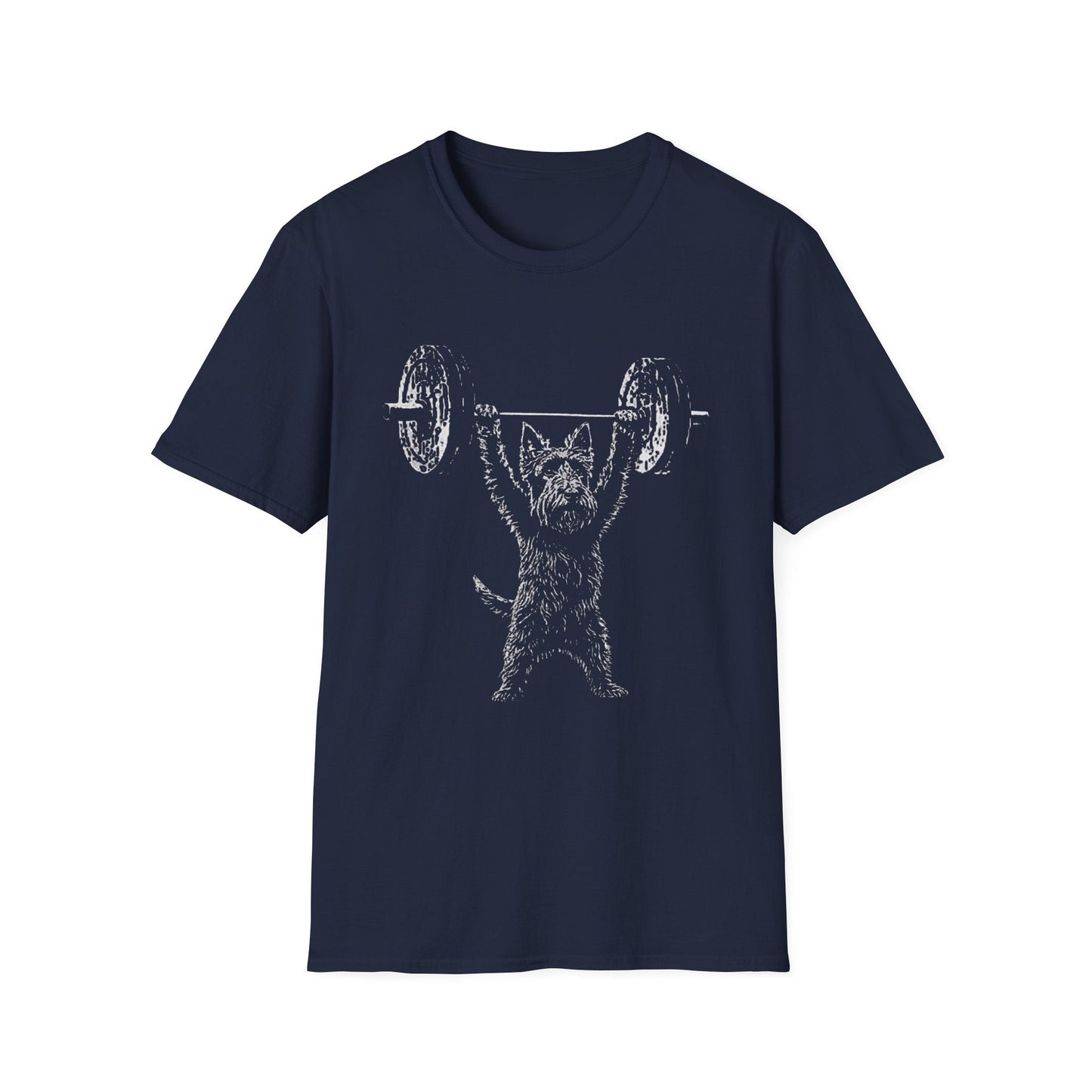 Scottie Terrier Powerlifting Tee