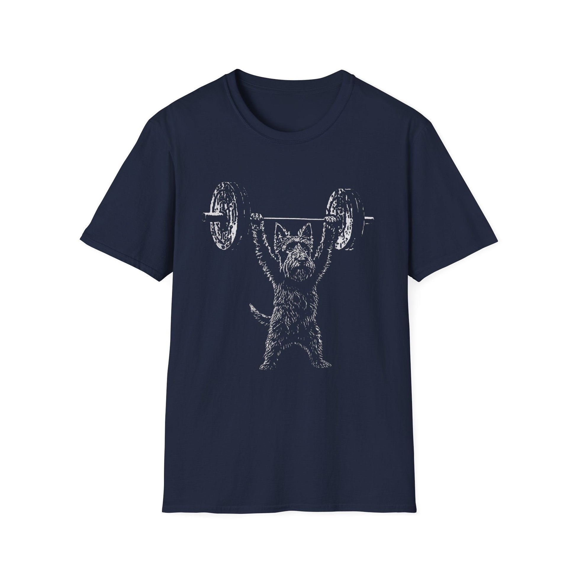 Scottie Terrier Powerlifting Tee