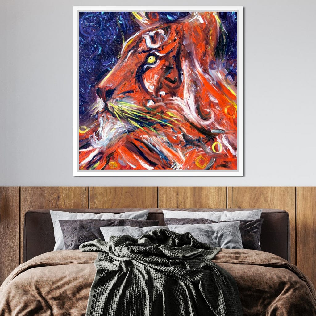 Whiskers Canvas Wall Art