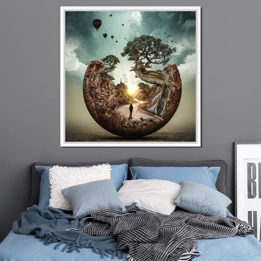 Sunrise Road Canvas Wall Art