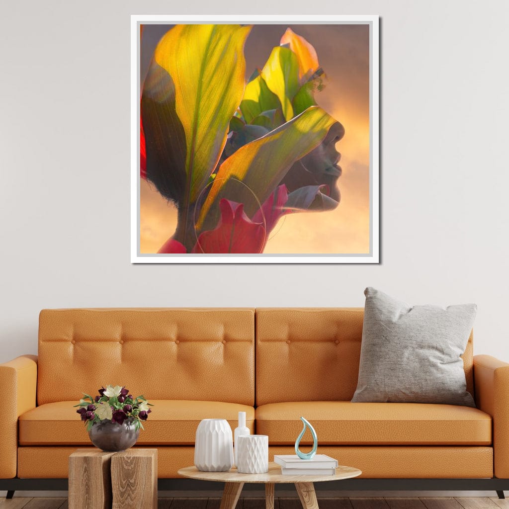Green Mind Canvas Wall Art