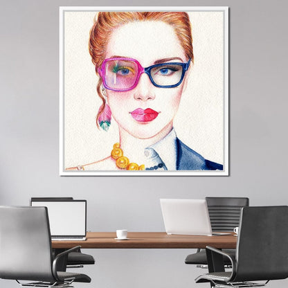 Artist & Business Woman Canvas Wall Art