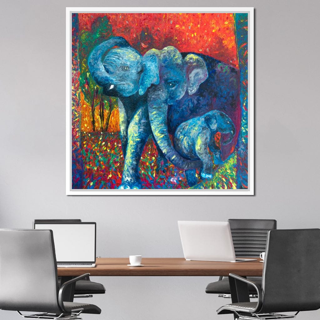 Enlightened by Family Canvas Wall Art