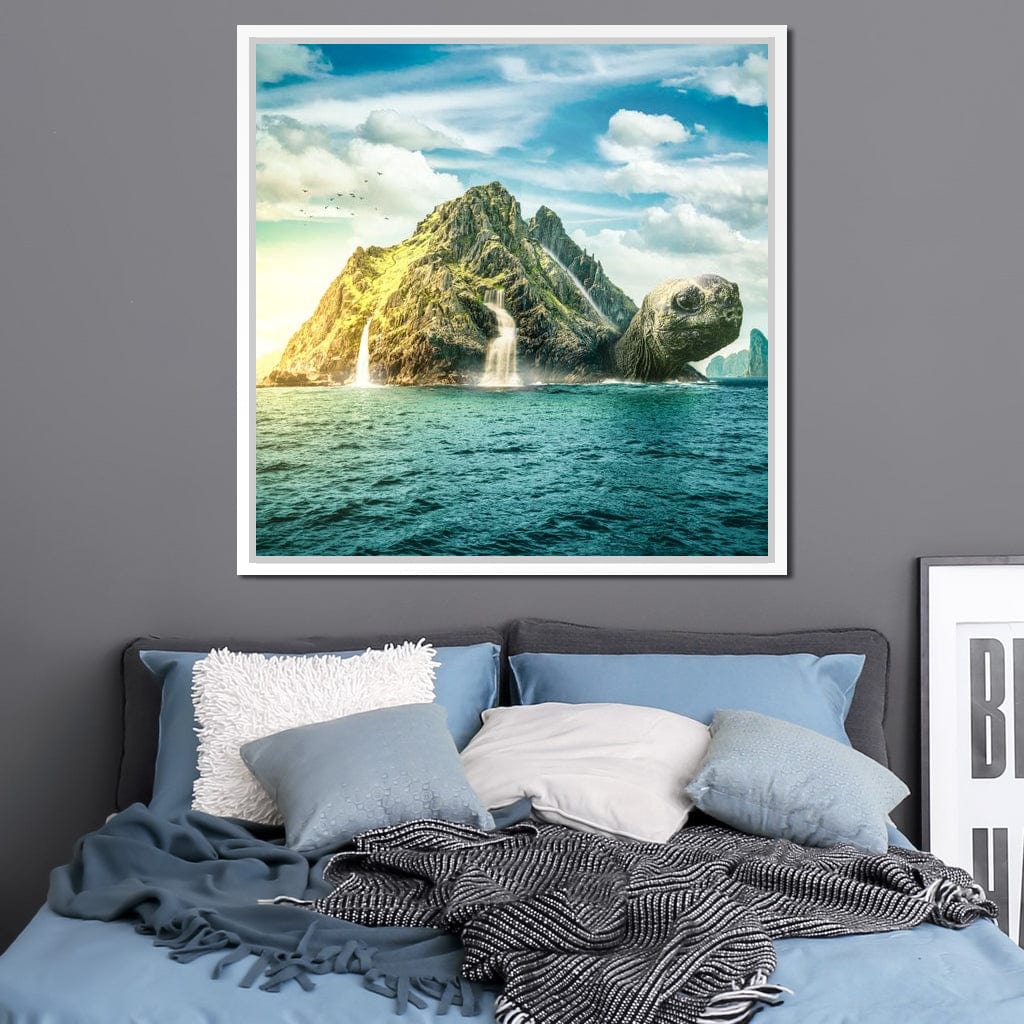 Turtle Island Canvas Wall Art